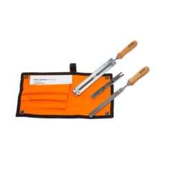 Kit completo de afilado STIHL para cadena de motosierra calibre .404 con herramientas esenciales