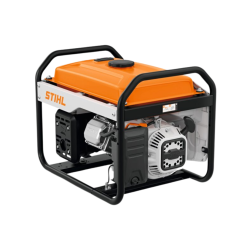 Generador eléctrico STIHL GR 40 funcionando en un entorno de trabajo